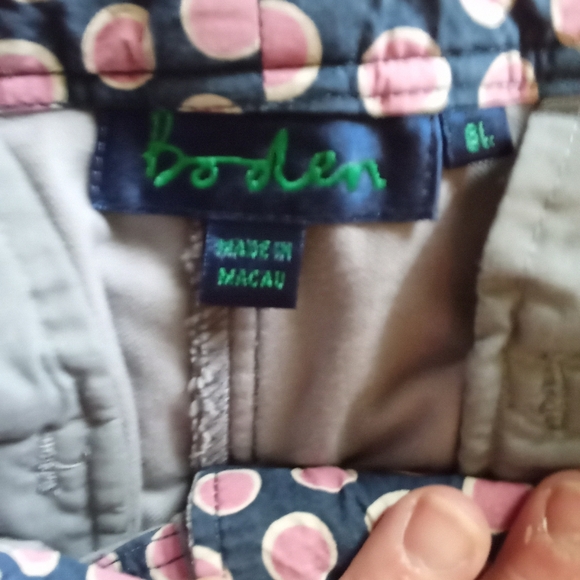 Boden Anthropoloie Wide Leg Gray Velvet Pants Size 8L. - Picture 3 of 5